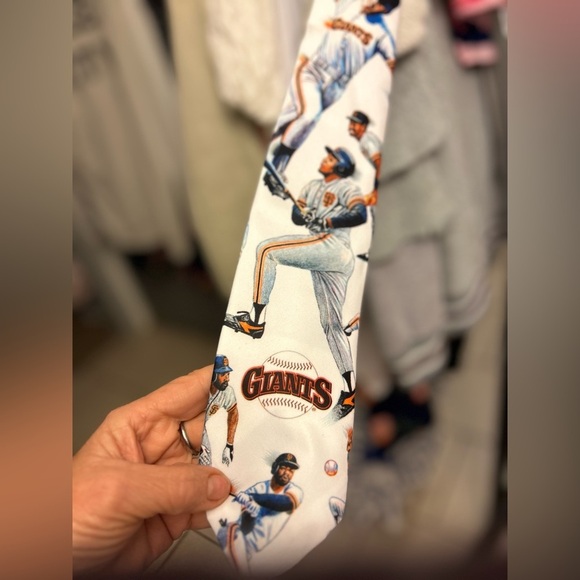 50%off w♥️ 
San Francisco Giants Men’s Tie Original Ralph Marlin MLB Baseball - Picture 4 of 5
